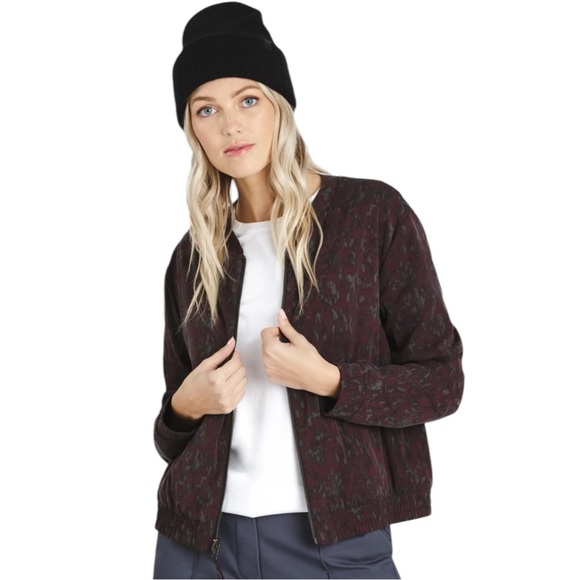 Kit and Ace Silk Nylon Reversible Bomber Jacket- size 8 - Picture 1 of 13